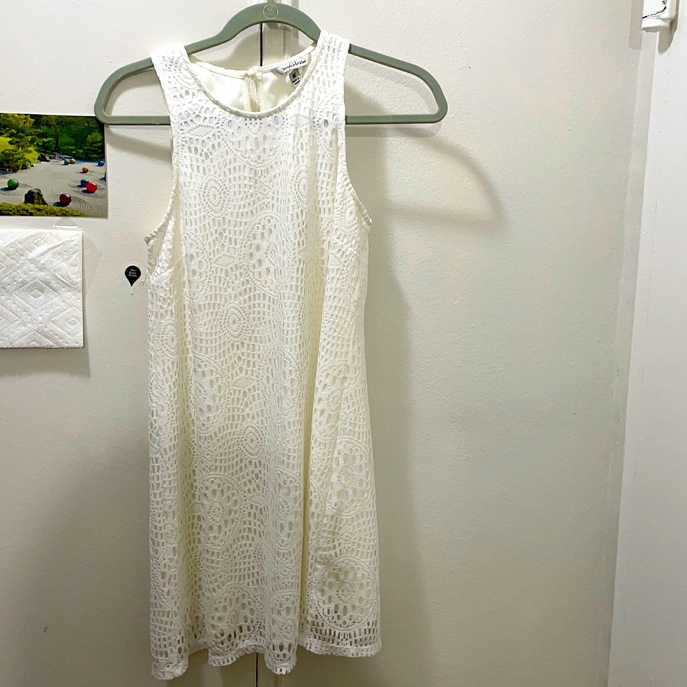 Speechless white eyelet dress